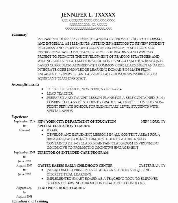 teacher resume references in 2021