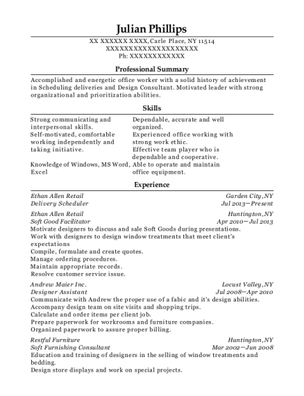 The Organized Home Organizing Specialist Resume Sample ...