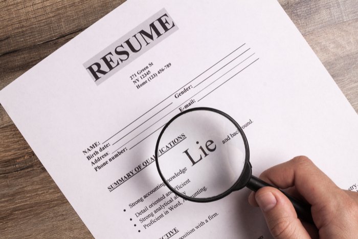 This is what happens when you lie on your resume