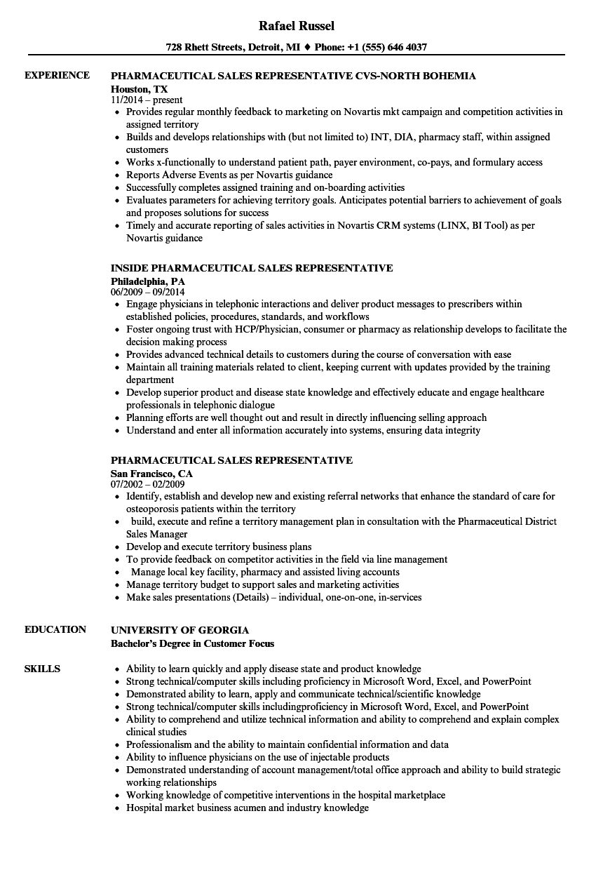 View Resume For Job In Pharmaceutical Company Pictures