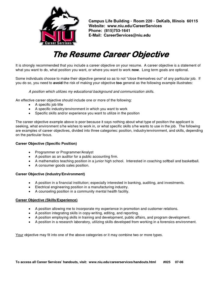 Ways to Write an Objective in a Resume