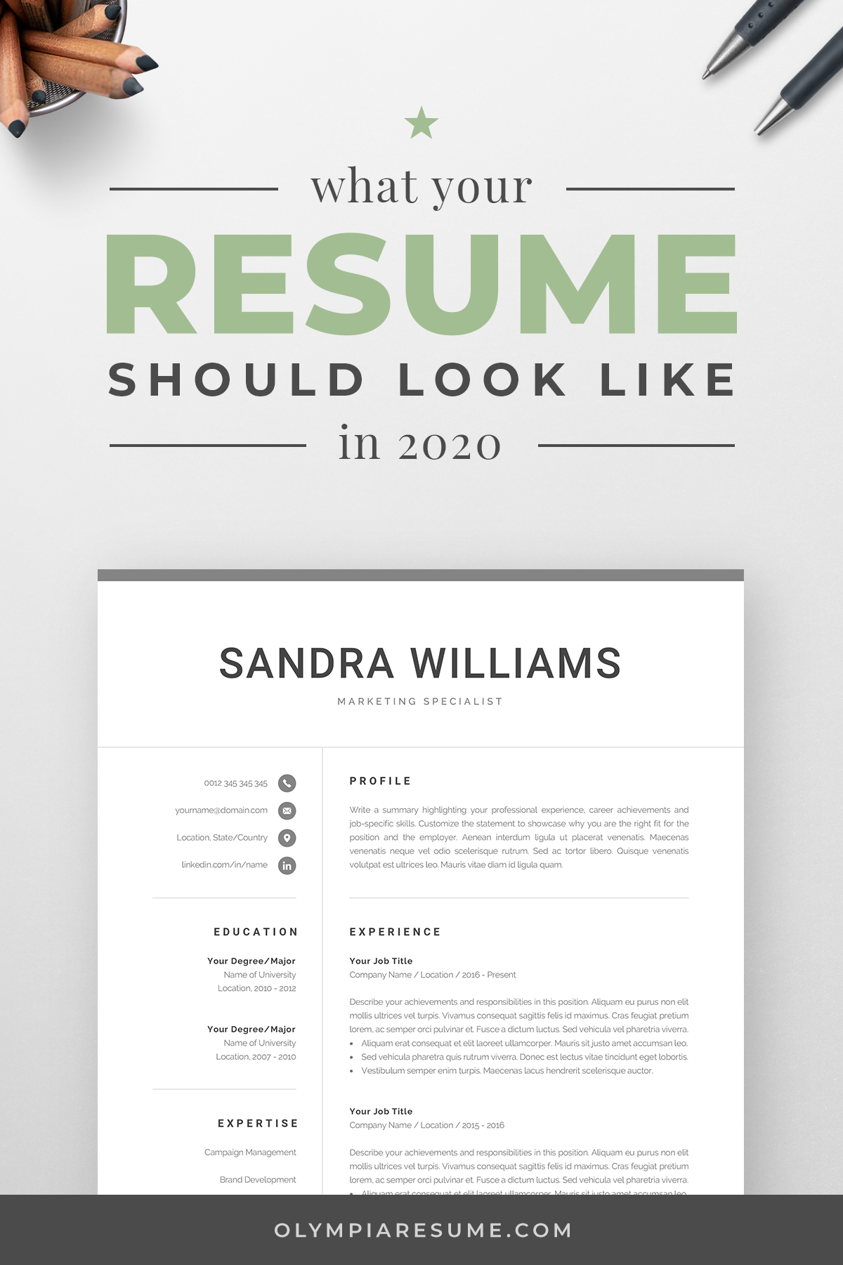 What A Resume Should Look Like In 2020