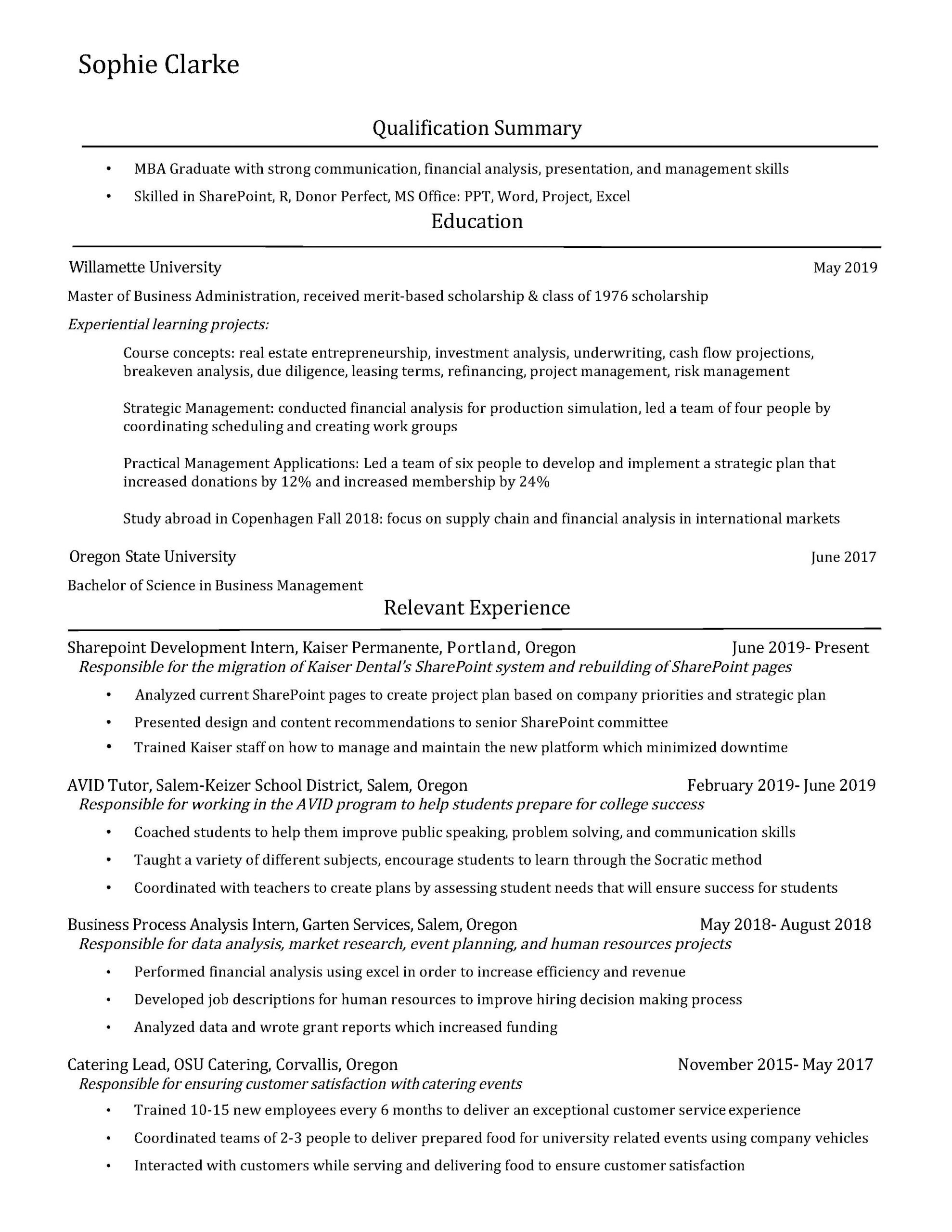 What can I do to improve my resume? : resumes