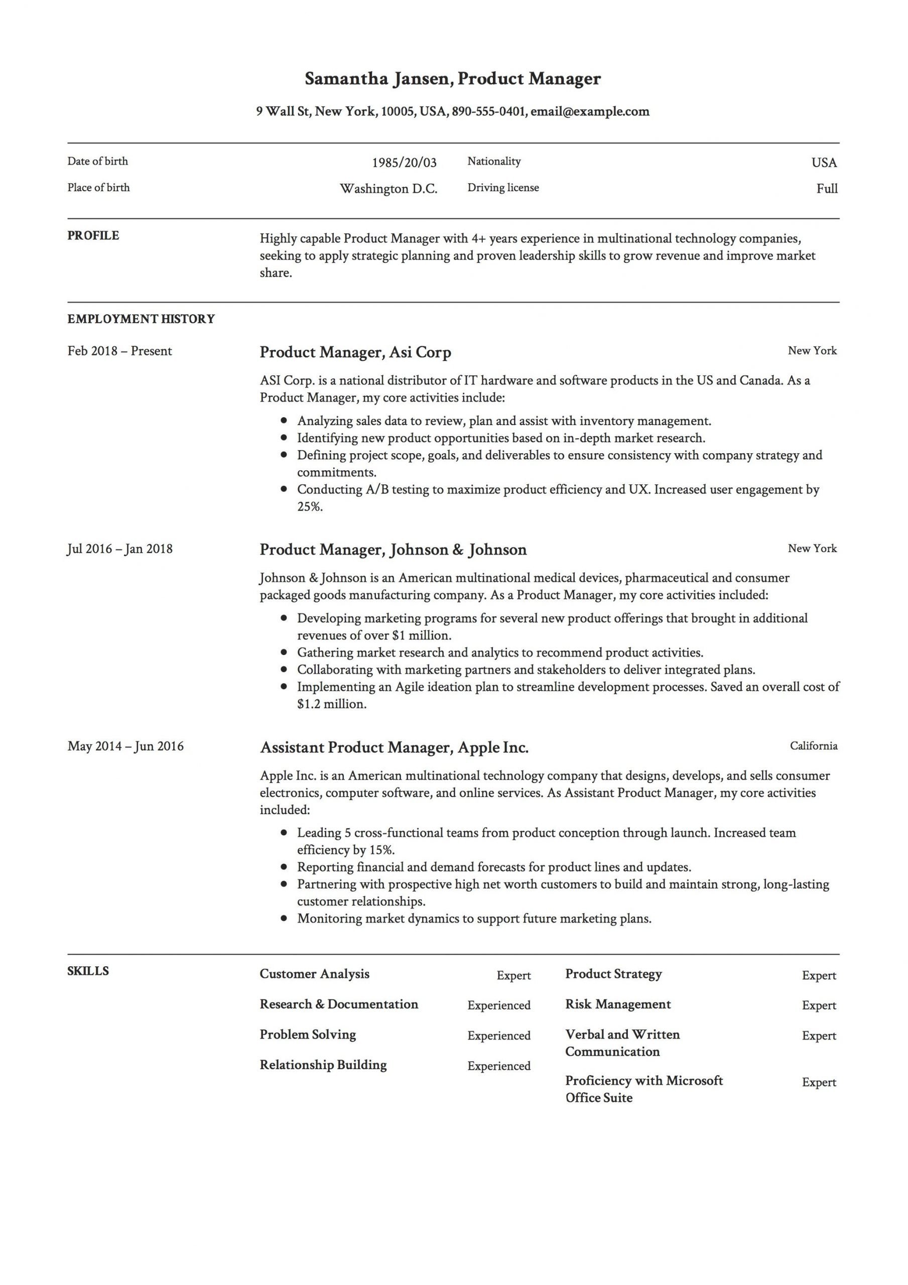 What To Say Instead Of Responsible For On A Resume