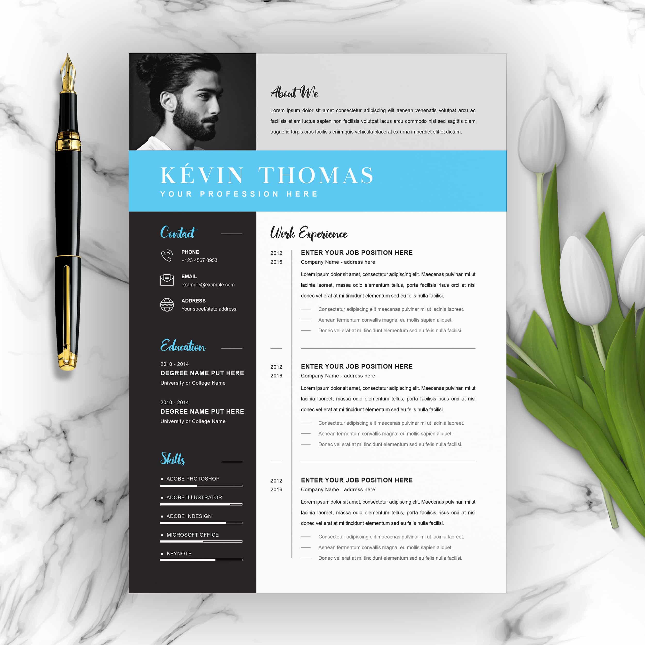 Word Resume Template 4 Pages